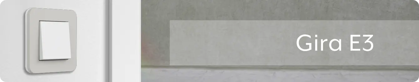 Gira E3 schakelmateriaal