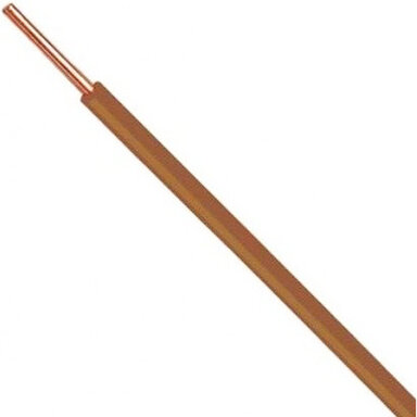 Donne VD100bruin ECA VD draad 2,5 mm³ bruin 100 meter ECA klasse-1 massief