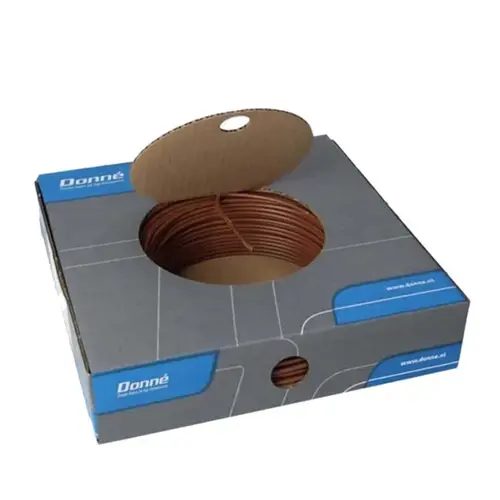 Donne VD100bruin ECA VD draad 2,5 mm³ bruin 100 meter ECA klasse-1 massief