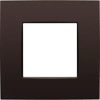 Niko 135-76100 afdekraam 1-voudig Intense dark brown coated