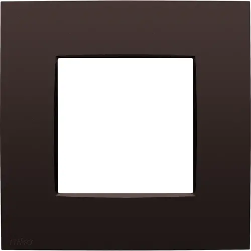 Niko 135-76100 afdekraam 1-voudig Intense dark brown coated