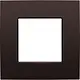 Niko 135-76100 afdekraam 1-voudig Intense dark brown coated