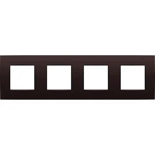Niko 135-76400 afdekraam 4-voudig Intense dark brown coated