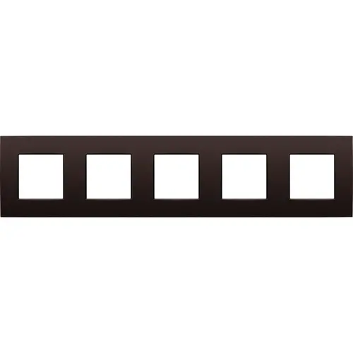 Niko 135-76005 afdekraam 5-voudig Intense dark brown coated