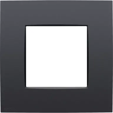 Niko 133-76100 afdekraam 1-voudig Intense anthracite coated