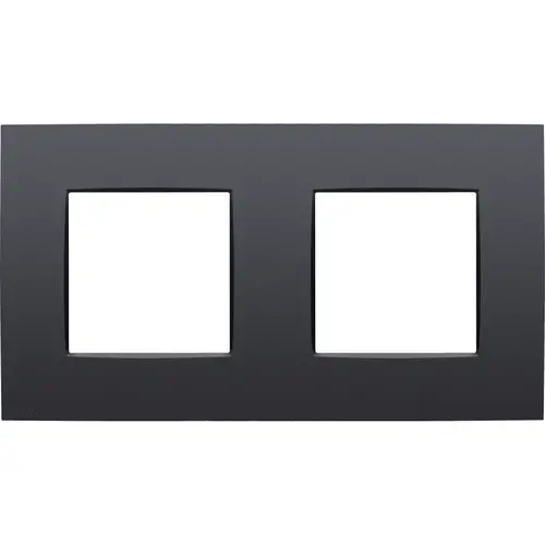 Niko 133-76800 afdekraam 2-voudig Intense anthracite coated