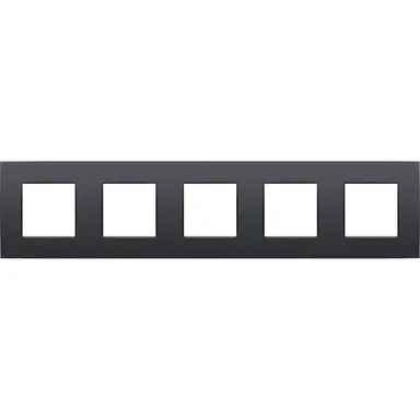 Niko 133-76005 afdekraam 5-voudig Intense anthracite coated