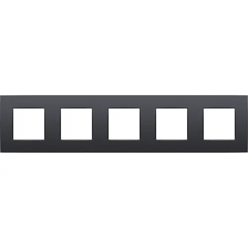 Niko 133-76005 afdekraam 5-voudig Intense anthracite coated