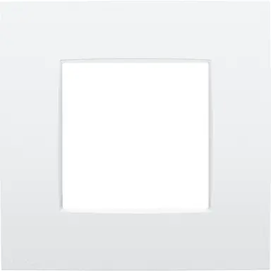 Niko 137-76100 afdekraam 1-voudig Intense lunar white coated