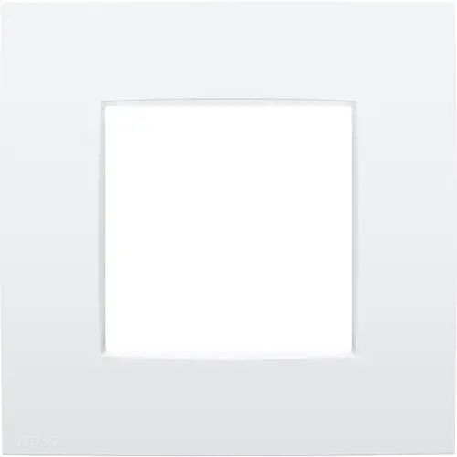 Niko 137-76100 afdekraam 1-voudig Intense lunar white coated