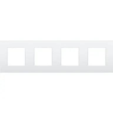 Niko 137-76400 afdekraam 4-voudig Intense lunar white coated