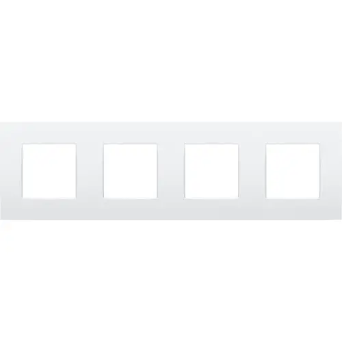 Niko 137-76400 afdekraam 4-voudig Intense lunar white coated