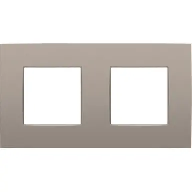 Niko 134-76800 afdekraam 2-voudig Intense bronze coated