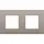 Niko 134-76800 afdekraam 2-voudig Intense bronze coated