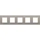 Niko 134-76005 afdekraam 5-voudig Intense bronze coated