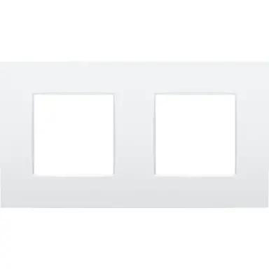 Niko 137-76800 afdekraam 2-voudig Intense lunar white coated