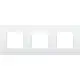 Niko 137-76700 afdekraam 3-voudig Intense lunar white coated