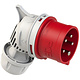PCE 8025-6V CEE-contactstop haaks 5-polig 32A 6h rood IP44