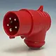 PCE 8015-6V CEE-contactstop haaks 5-polig 16A 6h rood IP44