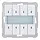 PEHA KNX BT 8.022 knx bus drukknop 8-voudig nova