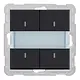 PEHA KNX BUSTASTER 4 FACH knx bus drukknop 4-voudig nova