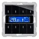 PEHA KNX BT TEMP.192 knx thermostaat nova piano zwart