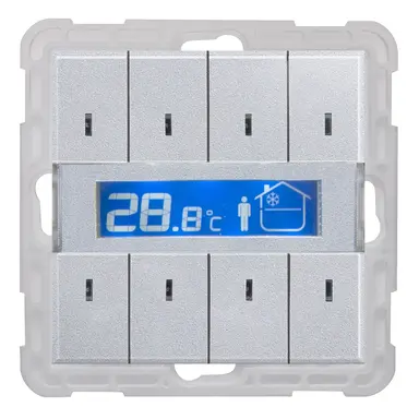 PEHA KNX BT TEMP.702 knx thermostaat nova aluminium