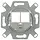 Busch-Jaeger 0219/14 montageadapter voor 2 keystone-modules