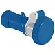 Schneider PKF16M723 CEE-koppelcontactstop 2-polig 16A 200-250V IP67 blauw 6h