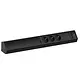 Bachmann 932.106 Casia 2 hoekstopcontact lang met schuifelement 3x RA wcd + 1x USB A en USB C poort zwart