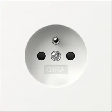 Gira 448570 wandcontactdoos penaarde België verhoogde aanraakbeveiliging Systeem 70 wit glans