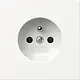 Gira 448570 wandcontactdoos penaarde met verhoogde aanraakbeveiliging F100 wit glans