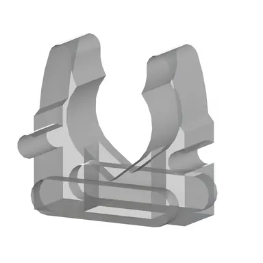 JSL 031 TRANSPARANT klembeugel nylon 16 - 22 mm transparant