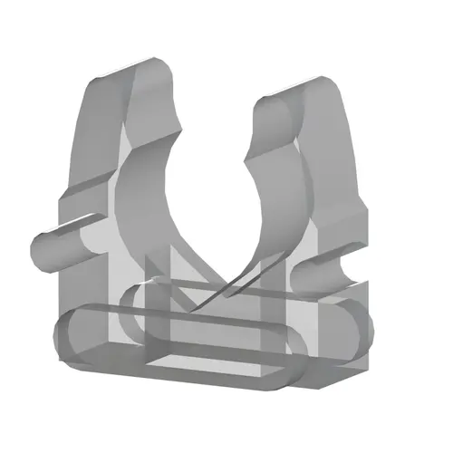 JSL 031 TRANSPARANT klembeugel nylon 16 - 22 mm transparant