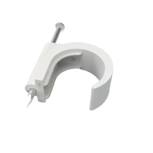 JMV SP 16 19 FLEX TR spijkerclip tbv flexibele buis 16 - 20 mm transparant 100 stuks