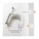 JMV SP 16 19 FLEX TR spijkerclip tbv flexibele buis 16 - 20 mm transparant 100 stuks