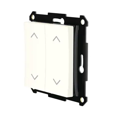 Plejd WPH-01-A-55W draadloze pulsdrukker 1- of 2-voudig met pijlsymbolen wit