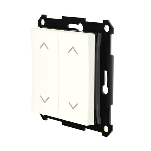 Plejd WPH-01-A-55W draadloze pulsdrukker 1- of 2-voudig met pijlsymbolen wit