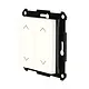 Plejd WPH-01-A-55W draadloze pulsdrukker 1- of 2-voudig met pijlsymbolen wit