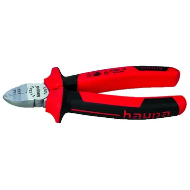 Haupa 211207 zijkniptang met stripfunctie 1000V 2-componenten 180mm