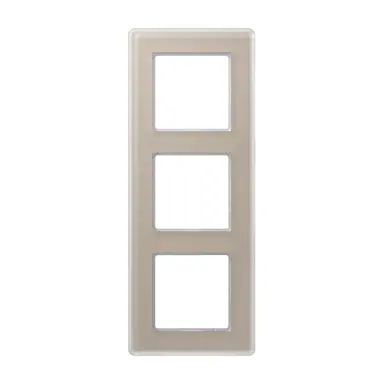 JUNG AV 583 GLM CH afdekraam 3-voudig A Viva champagne glas