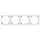 Busch-Jaeger 1724-44M afdekraam 4-voudig Art Linear studiowit mat