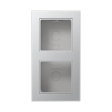 JUNG A 5582 BF A AL opbouwbak 2-voudig A550 aluminium