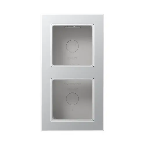 JUNG A 5582 BF A AL opbouwbak 2-voudig A550 aluminium