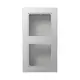 JUNG A 5582 BF A AL opbouwbak 2-voudig A550 aluminium