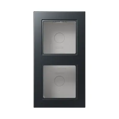 JUNG A 5582 BF A ANM opbouwbak 2-voudig A550 antraciet mat