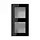 JUNG A 5582 BF A SW opbouwbak 2-voudig A550 zwart