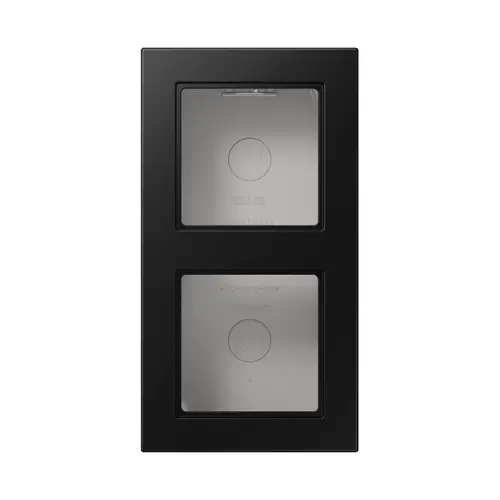 JUNG A 5582 BF A SWM opbouwbak 2-voudig A550 grafietzwart mat