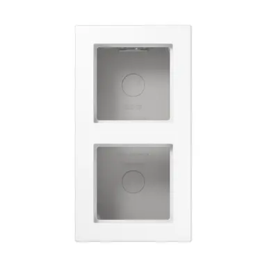 JUNG A 5582 BF A WW opbouwbak 2-voudig A550 alpine wit