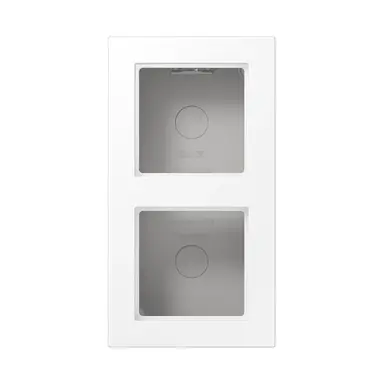 JUNG A 5582 BF A WWM opbouwbak 2-voudig A550 sneeuwwit mat